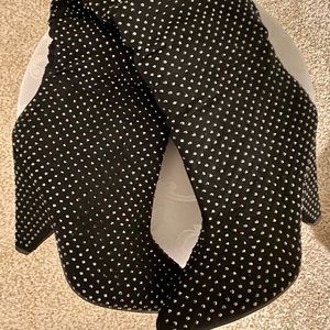 Bamboo Immerse Black Calf Length High Boots